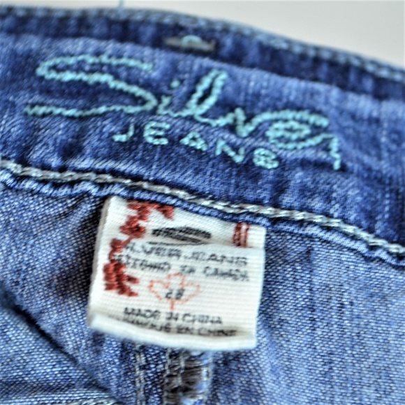 Silver Jeans Shorts Bermuda Denim size 28 - Picture 2 of 5